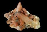 Natural, Red Quartz Crystal Cluster - Morocco #137465-2